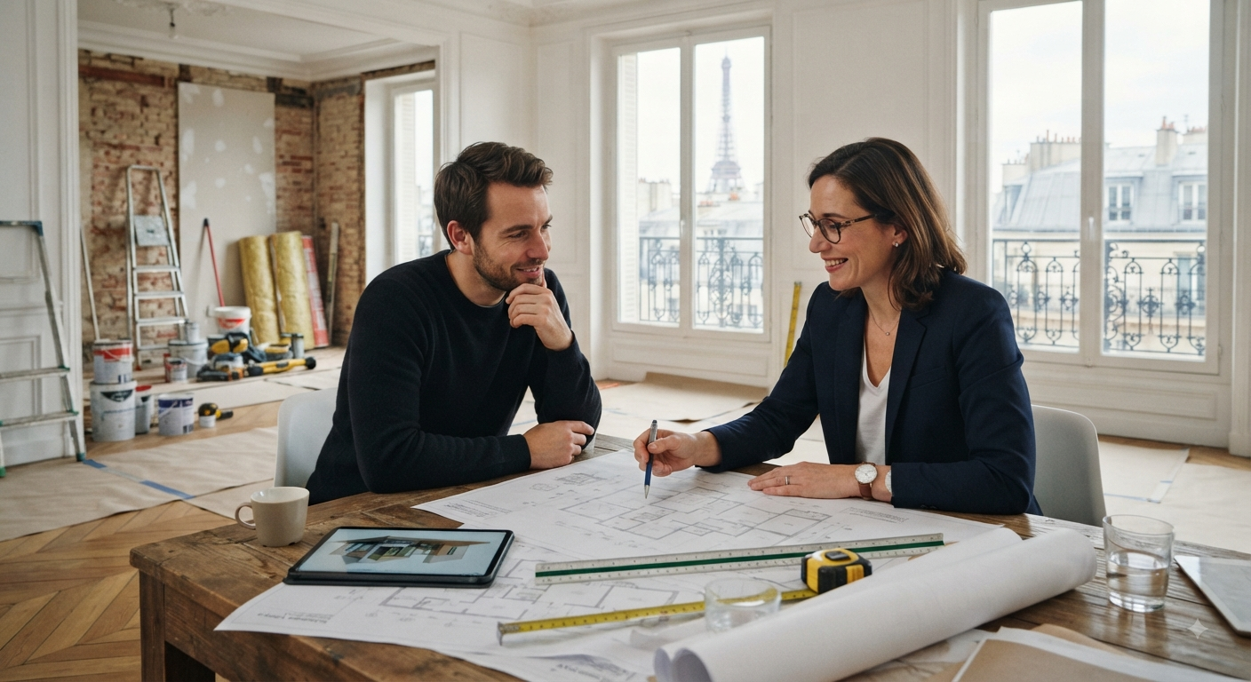Établissement d'un devis personnalisé lors d'une visite-conseil, Supra Studio