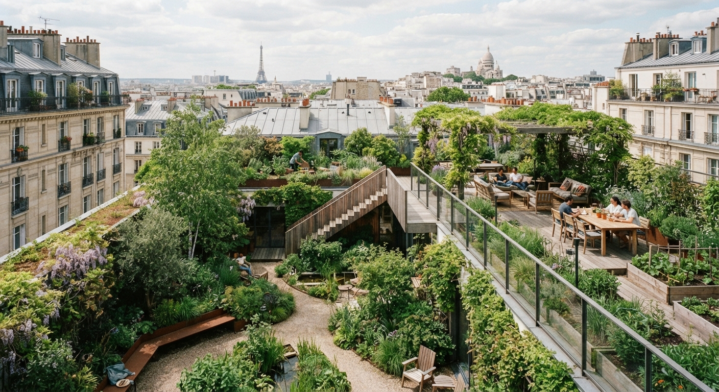PLU bioclimatique à Paris : pourquoi faire appel à un paysagiste pour aménager votre extérieur ?
