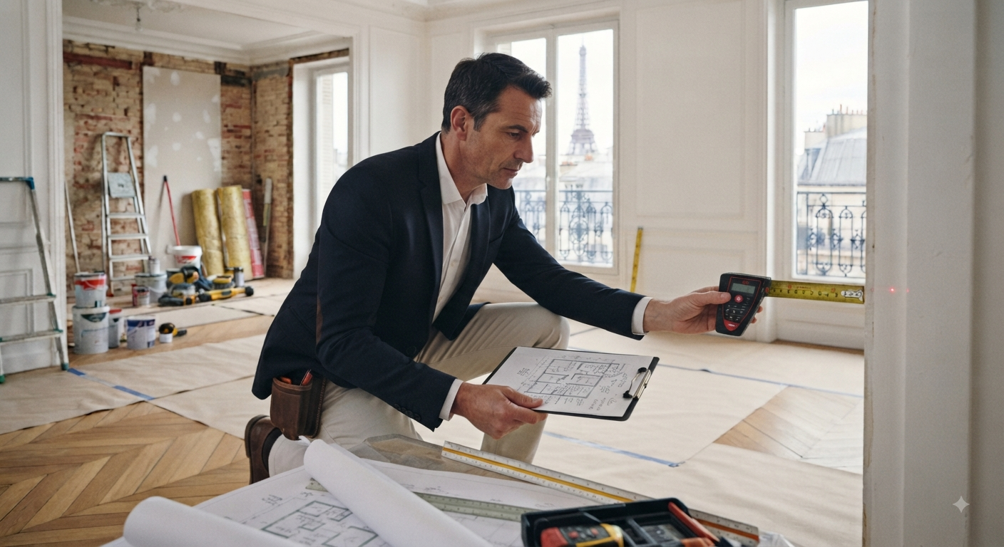 Interior architect fees in Paris per m² in 2026: what to budget for your project